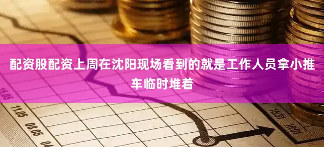 配资股配资上周在沈阳现场看到的就是工作人员拿小推车临时堆着